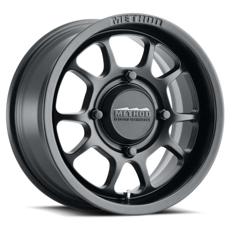 Method MR409 Bead Grip 15x10 / 5+5/0mm Offset / 6 x 139.7 / 78.3mm CB Matte Black Wheel