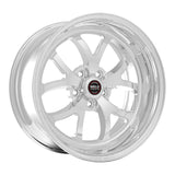 Weld S76 17x9 / 5x115 BP/ 6.2in Backspace (High Pad) Polished Wheel - Non-Beadlock