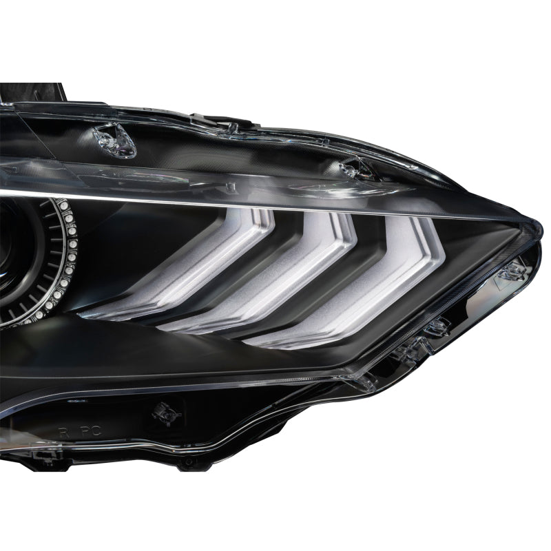 Oracle Lighting 18-23 Ford Mustang Dynamic ColorSHIFT LED Headlights - Black Series NO RETURNS