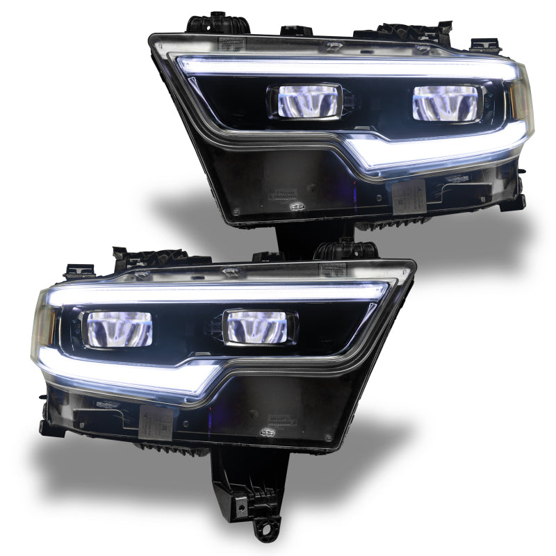 Oracle 19-21 RAM 1500 RGB Headlight Demon Eye Kit - LED Projector - w/o Controller NO RETURNS