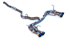 Load image into Gallery viewer, Invidia 2015+ WRX/STi Gemini 80mm Full Titanium Quad 101mm Tip Cat-Back Exhaust