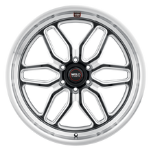 Load image into Gallery viewer, Weld Laguna 6 22x9.5 6x139.7 ET25 6.23 BS - Gloss Black Milled - Non-Beadlock