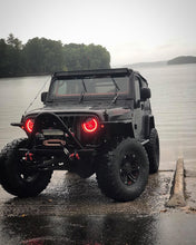Load image into Gallery viewer, Oracle 7in High Powered LED Headlights - Black Bezel - Red NO RETURNS