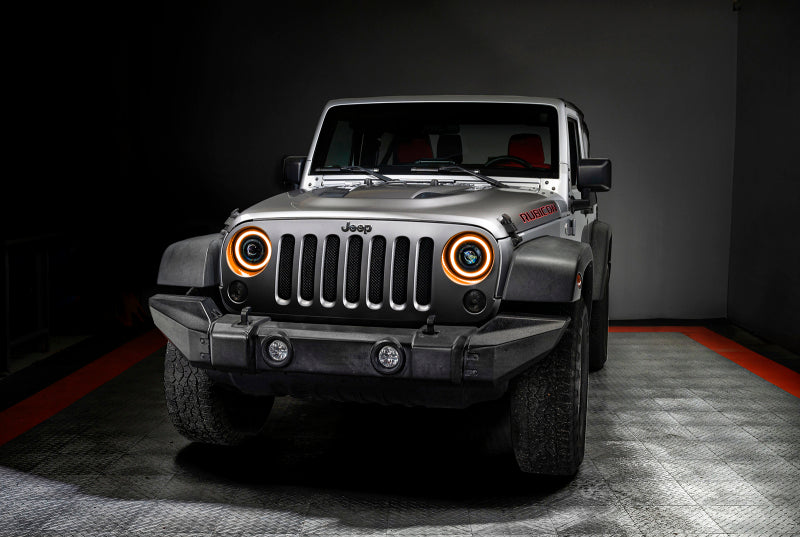 ORACLE Lighting 07-18 Jeep Wrangler JK Oculus 7in. Switchback Bi-LED Projector Headlights NO RETURNS