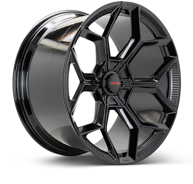 Vossen x Novitec NL5-Cl 20x9in - 5x112 BP - ET36 - Gloss Black Lamborghini Huracan Front Wheel