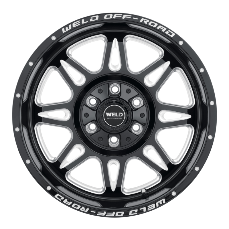 Weld Cheyenne 22x14 / 6x135 / 4.75 BS / 106.1 HB - Gloss Black Milled - Non-BL Wheel