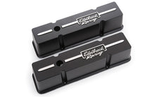 Load image into Gallery viewer, Edelbrock Valve Cover Racing Series Chevrolet 1959-1986 262-400 CI V8 Tall Black