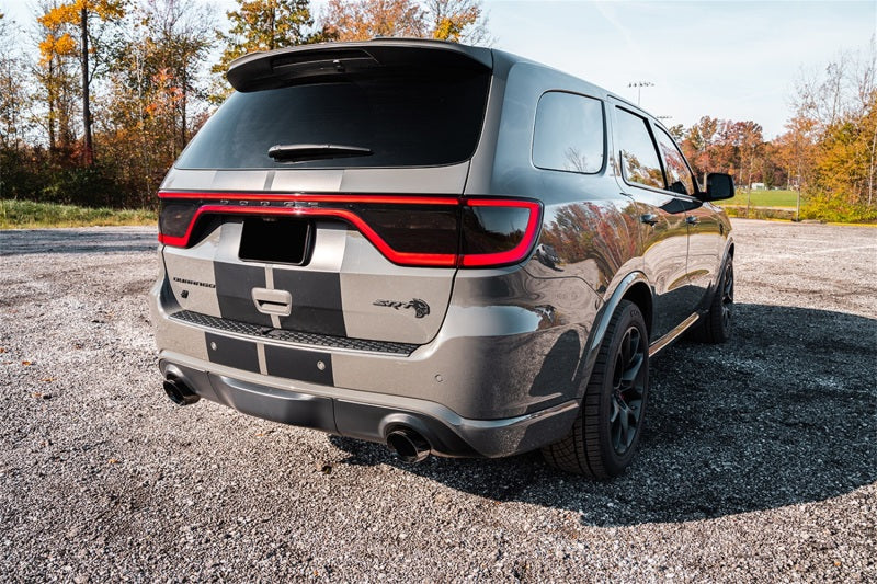 Corsa 2021-2024 Dodge Durango SRT Hellcat Cat-Back 2.75in Dual Rear Exit Xtreme 4.5in Black PVDTips