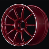 Advan RSIII 18x8.5 / +47 Offset / 5x100 / 63mm Bore / Racing Candy Red and Ring