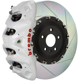 Brembo 17-20 F150 Raptor Front GT BBK 8 Piston Cast 412x38 2pc Rotor Slotted Type-1- White