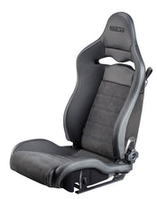 Load image into Gallery viewer, Sparco Seat SPX Leather/Alcantara Black - Left