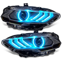 Load image into Gallery viewer, Oracle Lighting 18-23 Ford Mustang Dynamic ColorSHIFT LED Headlights - Black Series NO RETURNS