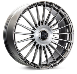 Vossen HF-8 24x10 / 5x120 BP / ET32 / 72.56 CB / Deep - EMC Polished / Brushed Wheel