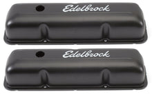 Load image into Gallery viewer, Edelbrock Valve Cover Signature Series Ford 1958-1976 FE V8 Black