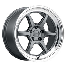 Load image into Gallery viewer, Kansei K14G Roku 18x9.5in / 5x108 BP / 22mm Offset / 63.4mm Bore - Grey &amp; Machined Lip Wheel