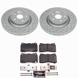 Power Stop 2021 Subaru WRX Front Z23 Coated Brake Kit