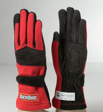 Load image into Gallery viewer, RaceQuip Red 2-Layer SFI-5 Glove - Medium