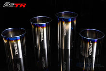Load image into Gallery viewer, GReddy Titanium Trust PE-TR Tip L 110MM x 115MM - Titanium Burnt Finish