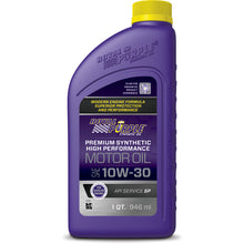 Load image into Gallery viewer, Royal Purple Premium Synthetic High Performance Multi-Grade 10W30 Motor Oil - 1 Quart