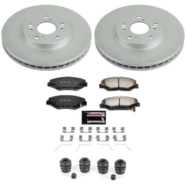 Power Stop 03-08 Honda Pilot Front Z36 Coated Truck & Tow Brake Kit