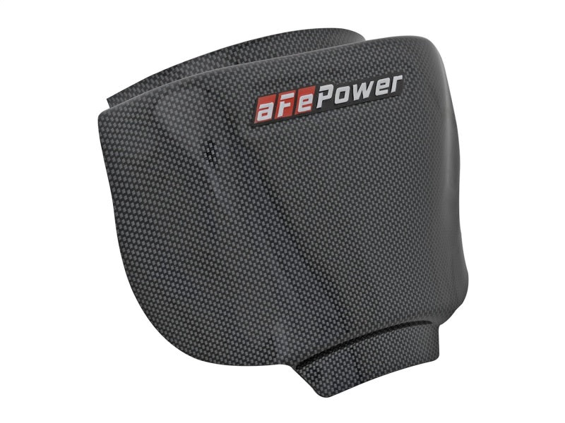 aFe MagnumFORCE Intake Rain Shield 15-16 Dodge Challenger SRT Hellcat 6.2L V8 (sc) - Carbon Finish