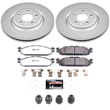Power Stop 11-19 Ford Explorer Front Z36 Coated Truck & Tow Brake Kit