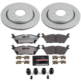 Power Stop 15-17 Ford F-150 Rear Z36 Coated Truck & Tow Brake Kit