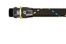 Load image into Gallery viewer, GReddy AN06 STRAIGHT ORB MALE BLACK/GOLD ANODIZED