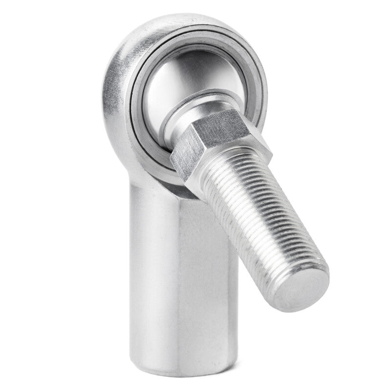 QA1 K Series 3-Pc Rod End - Female/Right Hand - .25in Bore x 1/4-28 w/Stud - Carbon Steel