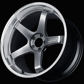 Advan GT Beyond 18x12 +25 5x114.3 Machining/Hyper Platinum Black Wheel