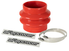 Load image into Gallery viewer, aFe Magnum FORCE Intake Coupling Kit (3-1/8 IN ID to 3 IN x 3-1/2 IN L) Straight Bellow- Red