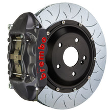 Load image into Gallery viewer, Brembo 16-21 Land Cruiser Rear GTS BBK 4 Piston Cast 380x28 2pc Rotor Slotted Type3-Black HA