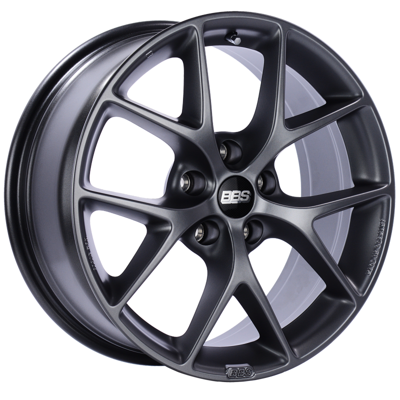 BBS SR 18x8 5x112 ET45 Satin Grey Wheel -82mm PFS/Clip Required