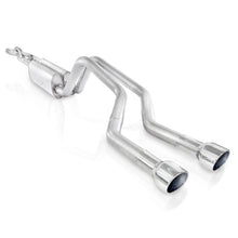 Load image into Gallery viewer, Stainless Works 2006-09 Trailblazer SS 6.0L 2-1/2in Chambered Exhaust X-Pipe Center Bumper Exit