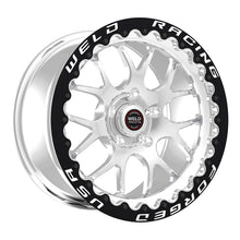 Load image into Gallery viewer, Weld S77 17x10 / 5x115 BP / 6.7in BS Polished Wheel (High Pad) - Black Single Beadlock