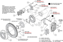 Load image into Gallery viewer, Wilwood kit rear EPB XRS4R big ford new style 2.50 offset 14.00 rotor GT red
