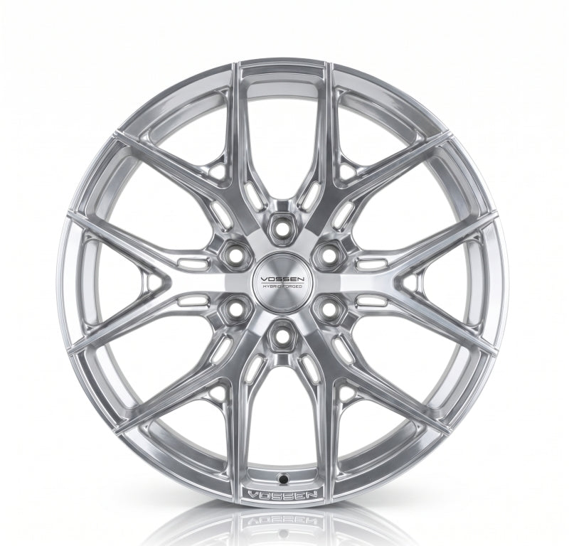 Vossen HF6-4 22x12 - 8x180 - ET-44 - Ultra Deep - 124.3 - Silver Polished Wheel