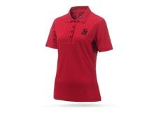 Load image into Gallery viewer, Akrapovic Corpo Polo Red Womens - XS