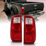 ANZO 2008-2016 Ford F-250 Taillight Red/Clear Lens (OE Replacement)