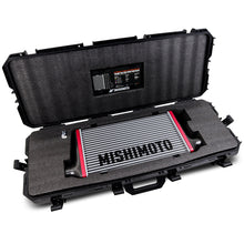 Load image into Gallery viewer, Mishimoto Universal Carbon Fiber Intercooler - Gloss Tanks - 450mm Black Core - C-Flow - P V-Band