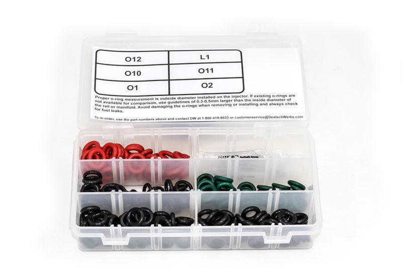 DeatschWerks Modern Muscle Injector O-Ring Kit (205 Pieces)