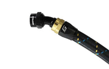 Load image into Gallery viewer, GReddy AN08 30 DEGREE HOSE END SWIVEL BLACK/GOLD ANODIZED
