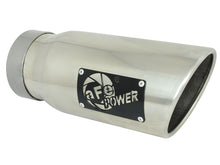 Load image into Gallery viewer, aFe MACH Force-Xp Universal Exhaust Tip 4 IN Inlet x 5 IN Outlet x 12 IN L- Polished Tip