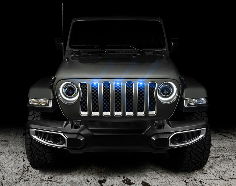 Oracle Pre-Runner Style LED Grille Kit for Jeep Wrangler JL - Blue NO RETURNS