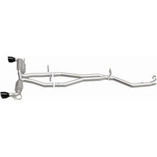 Load image into Gallery viewer, MagnaFlow 2020+ Toyota Supra SPEQ Series Cat-Back Performance Exhaust System w/ Black Chrome Tips
