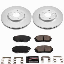 Load image into Gallery viewer, Power Stop 2017 Kia Optima Front Z23 Coated Brake Kit