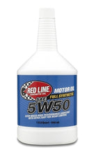 Load image into Gallery viewer, Red Line 5W50 Motor Oil - Quart
