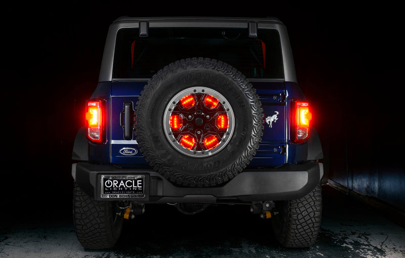 Oracle LED Illuminated Wheel Ring 3rd Brake Light - ColorSHIFT w/o Controller NO RETURNS