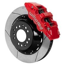 Load image into Gallery viewer, Wilwood kit front AERO6 wwe 2IN. drop alum pro spindle 14.00 rotor GT red