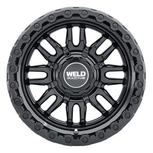 Load image into Gallery viewer, Weld Off-Road Swift 17x9in - 6x135 / 6x139.7 BP - ET-12 - 106.1mm CB - Gloss Black Wheel &amp; Ring